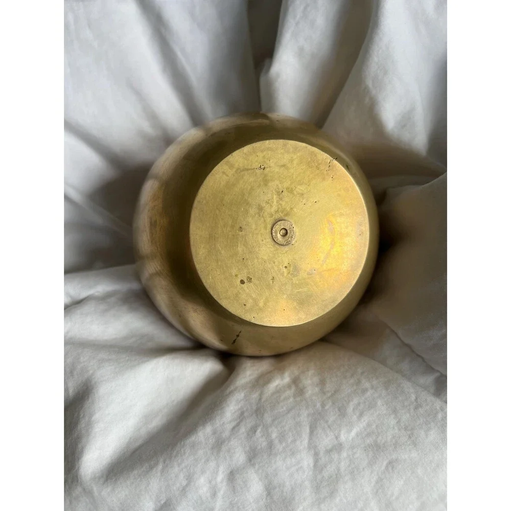 Vintage Brass Table Vase - Picture 10 of 10
